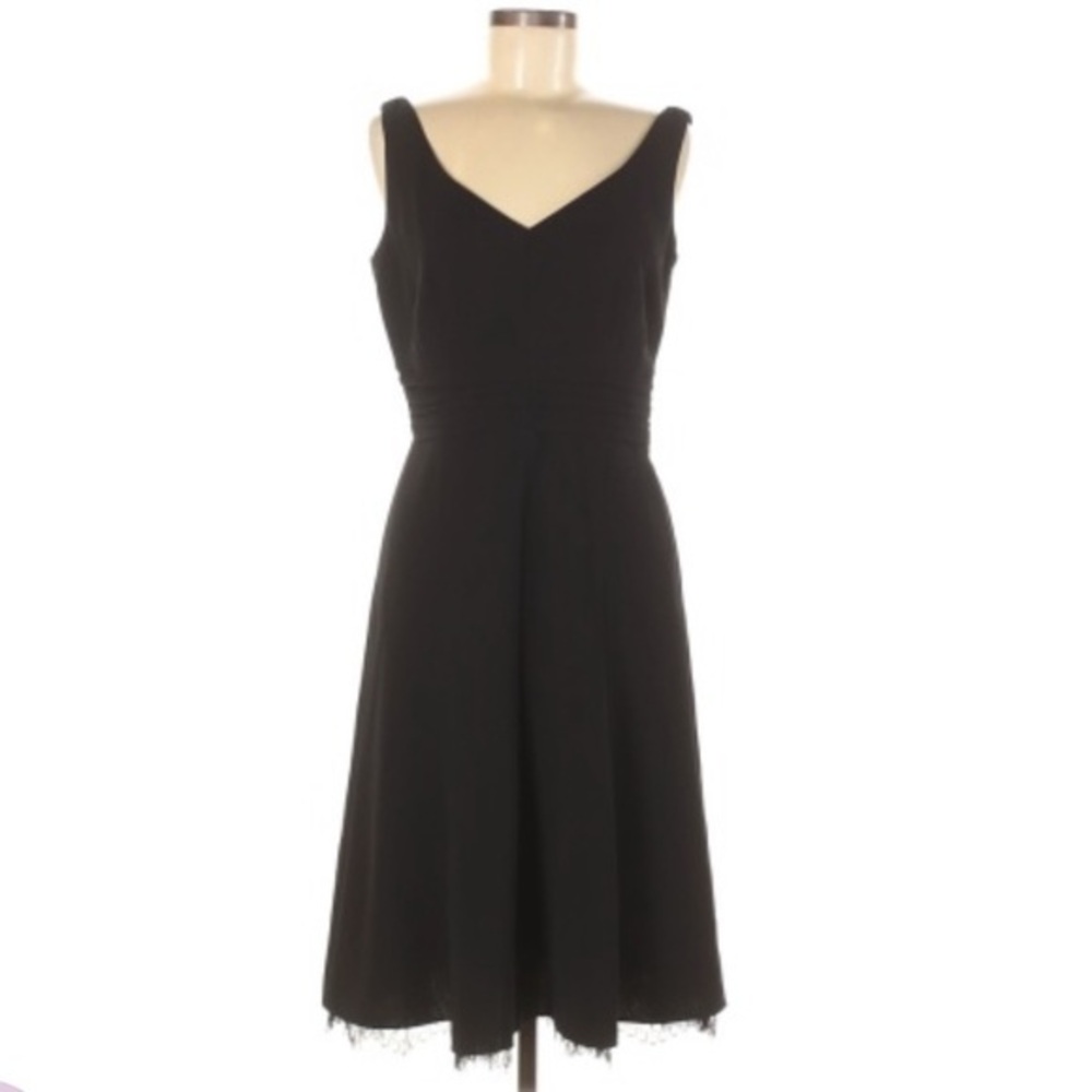 Ann Taylor sz 8 black sleeveless sleeveless dress - Picture 1 of 12